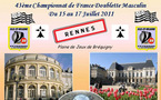 Eliminatoires doublette 2011, Les qualifiés!