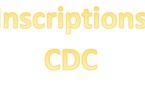 Inscription CDC