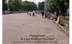 Bilan 1ère  journée Championnat de Ligue MP Doublette Jeu Provençal 2011
