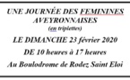 Journée Féminines 2020 Les résultats