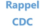 Rappel CDC