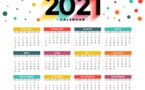 Mise à jour calendrier OCTOBRE 2021