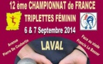 12me France triplette féminin