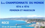 1rs championnats du Monde Tête à tête (màj26/01)