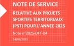 Projets Sportifs territoriaux 2025